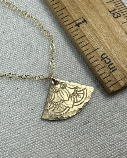 Fanfare Gold Necklace