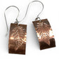 Fern Copper and Silver Earrings - Cloverleaf Jewelry