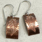 Fern Copper and Silver Earrings - Cloverleaf Jewelry