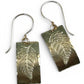 Fern Gold Earrings - Cloverleaf Jewelry