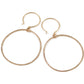 Halo Gold Hoop Earrings, Small