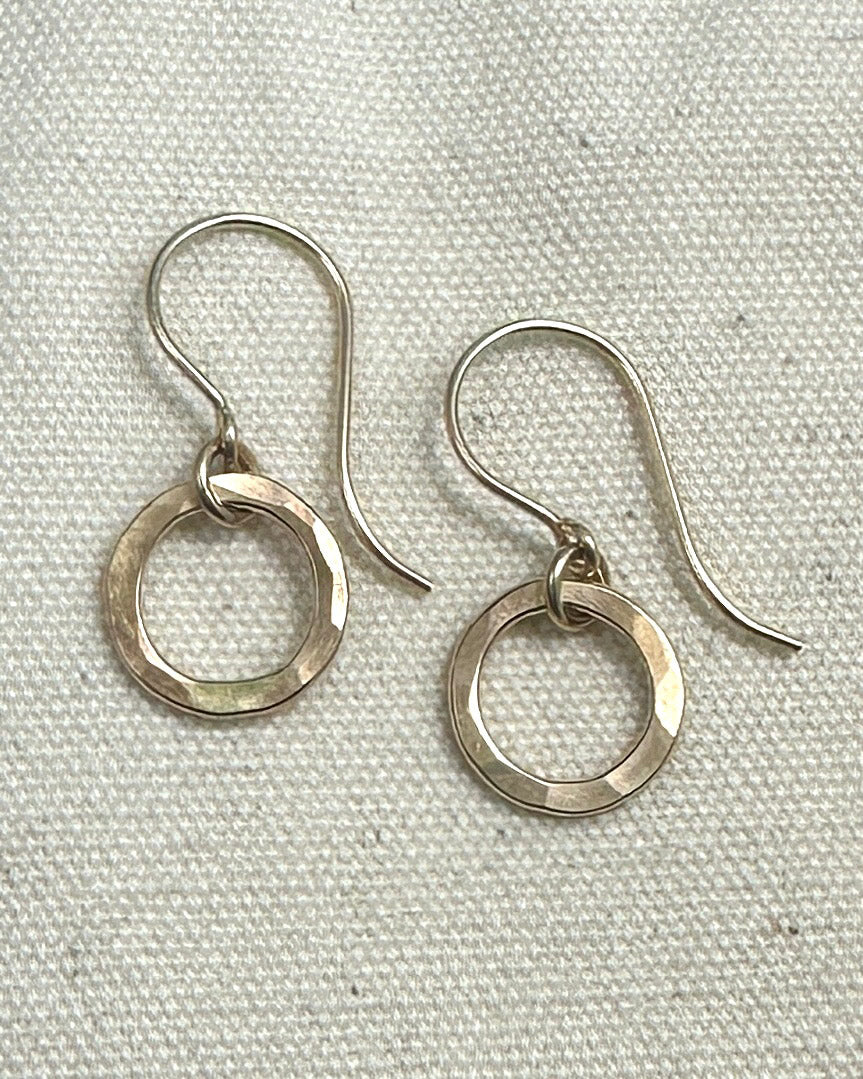 Joy Circle Gold Earrings