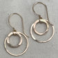 Joy Gold Double Circle Earrings