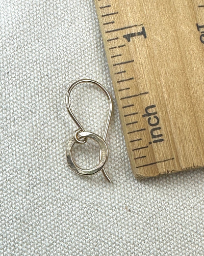 Joy Tiny Circle Gold Earrings - Cloverleaf Jewelry