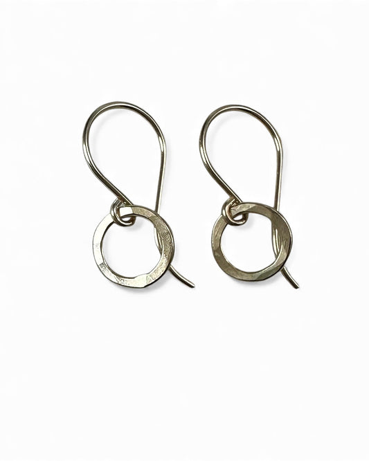 Joy Tiny Circle Gold Earrings