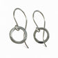 Joy Tiny Circle Silver Earrings
