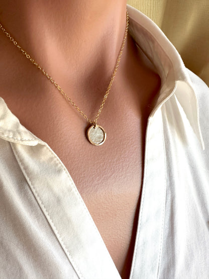 Kinetic Gold and Silver Necklace - Cloverleaf Jewelry