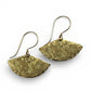 Fanfare Gold Earrings with Mandala Pattern - Cloverleaf Jewelry