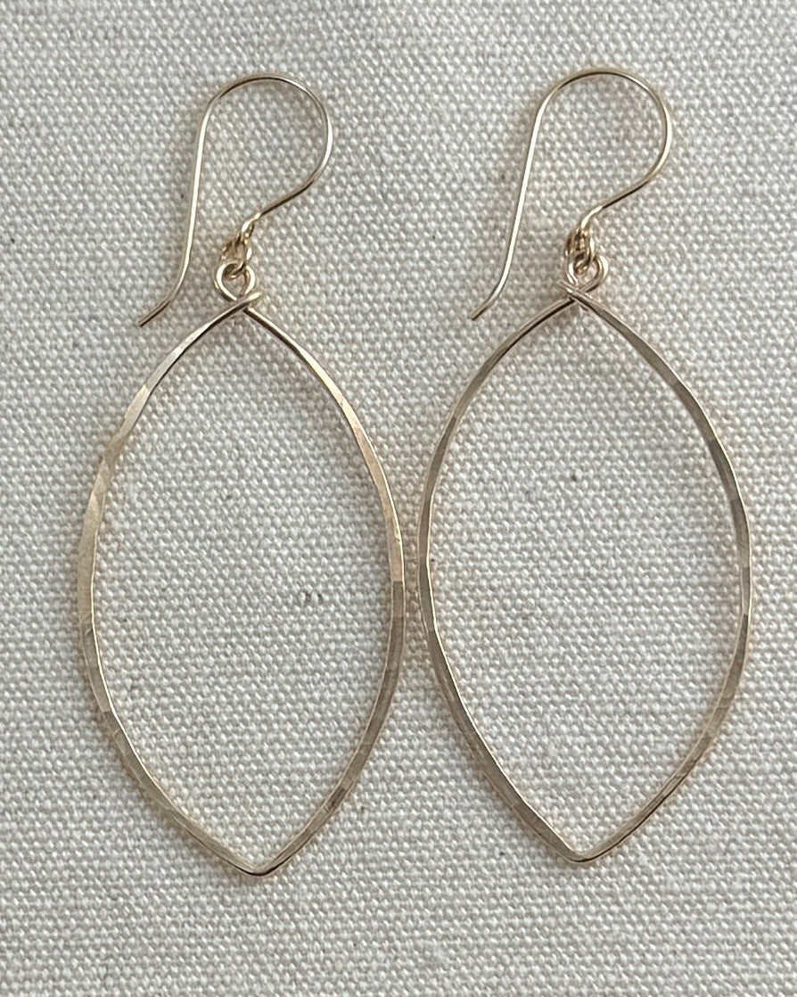Petals Gold Earrings - Cloverleaf Jewelry
