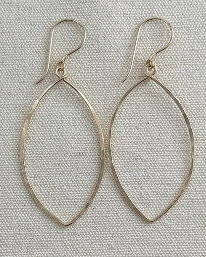 Petals Gold Earrings - Cloverleaf Jewelry