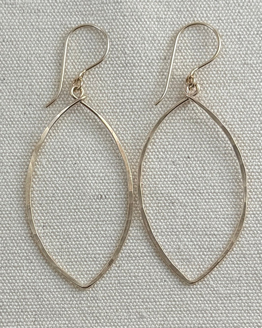 Petals Gold Earrings - Cloverleaf Jewelry