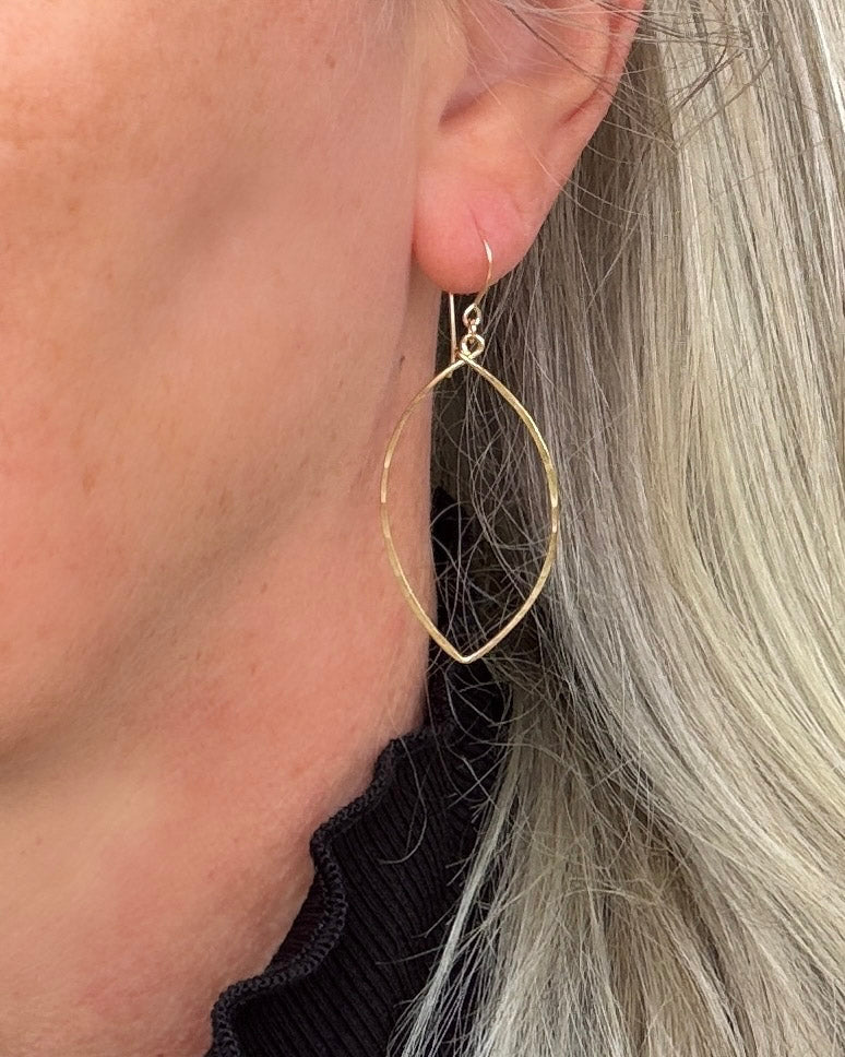 Petals Gold Earrings - Cloverleaf Jewelry