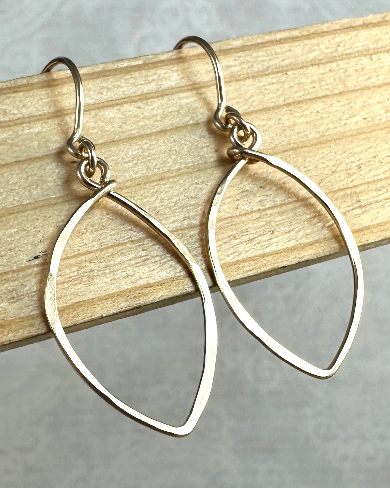 Petals Small Gold Earrings - Cloverleaf Jewelry