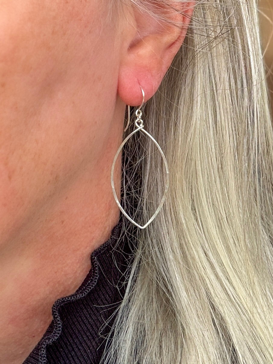 Petals Silver Earrings - Cloverleaf Jewelry
