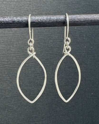 Petals Small Silver Earrings - Cloverleaf Jewelry