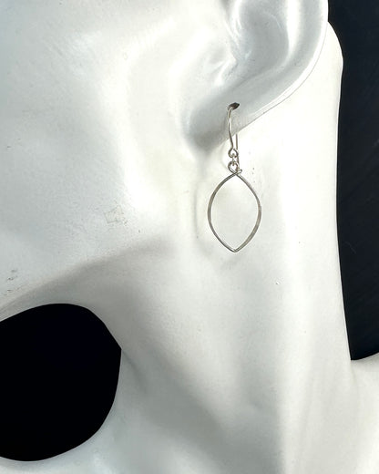 Petals Small Silver Earrings - Cloverleaf Jewelry
