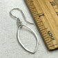 Petals Small Silver Earrings - Cloverleaf Jewelry