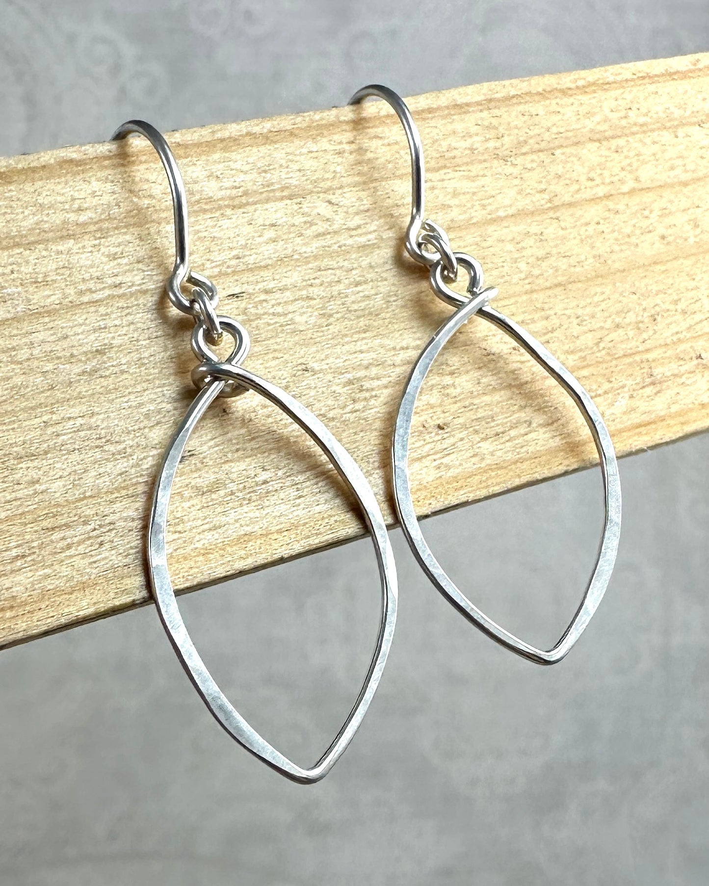 Petals Small Silver Earrings - Cloverleaf Jewelry
