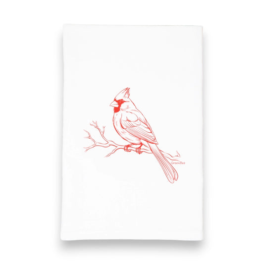 Red Cardinal Kitchen Towel