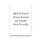 Friends Forever Kitchen Towel