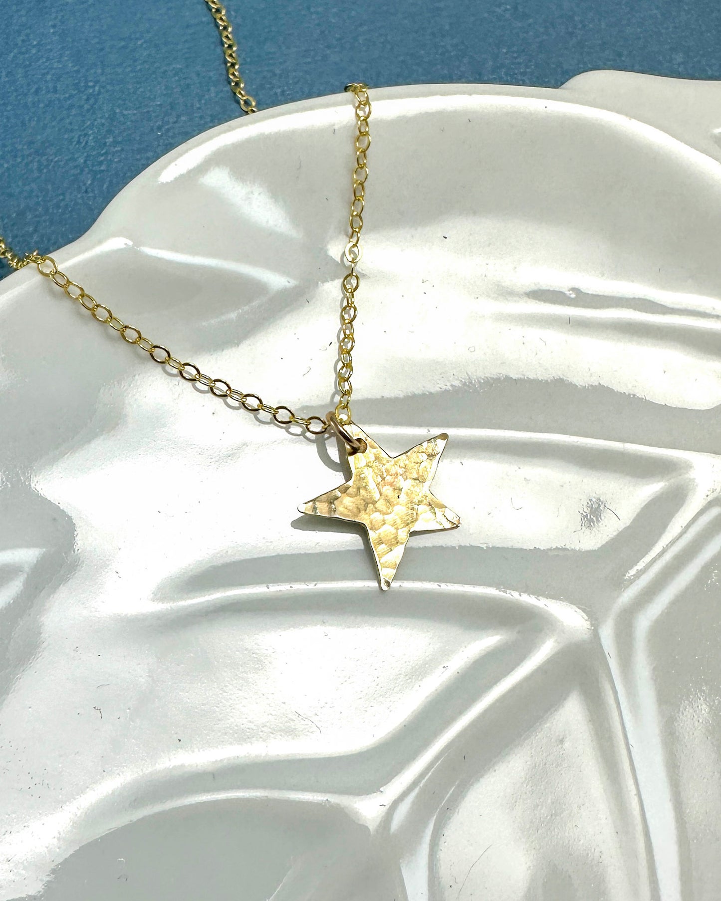 Wish Gold Star Necklace