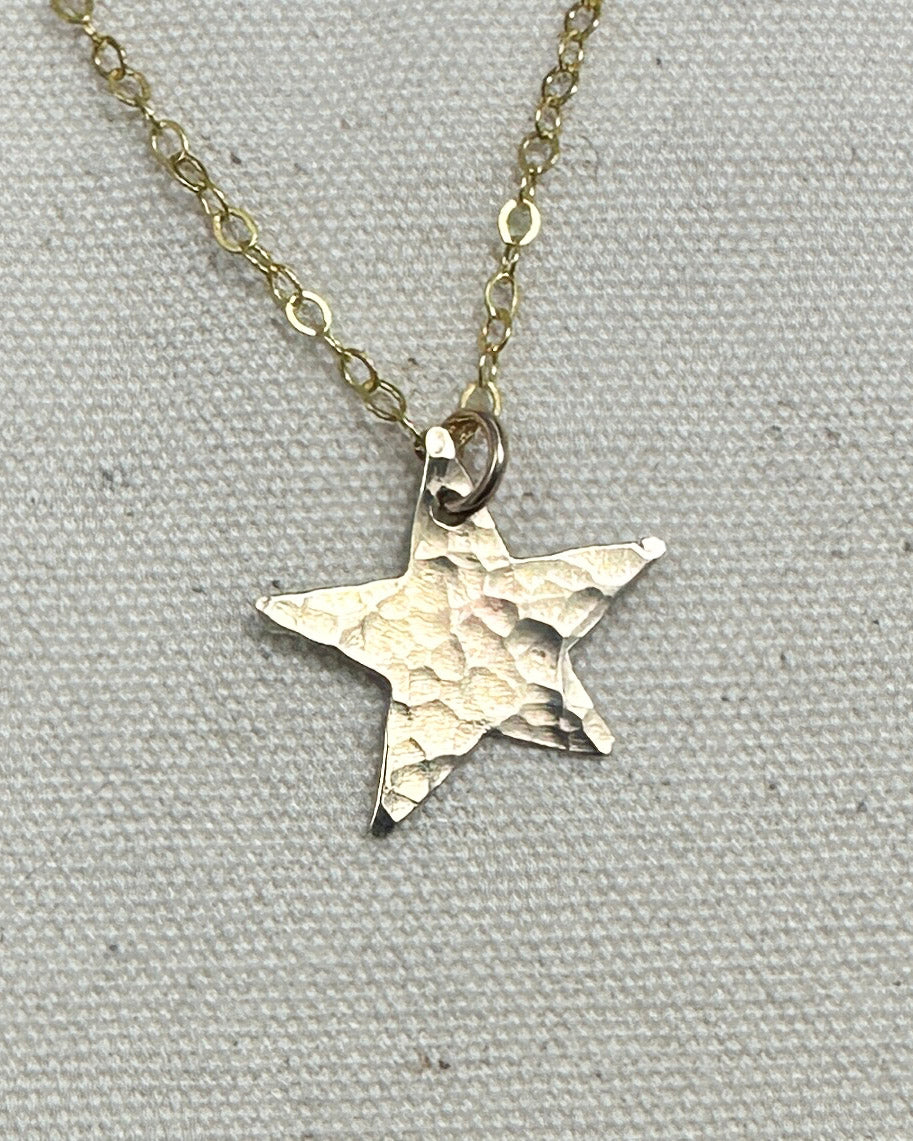 Wish Gold Star Necklace