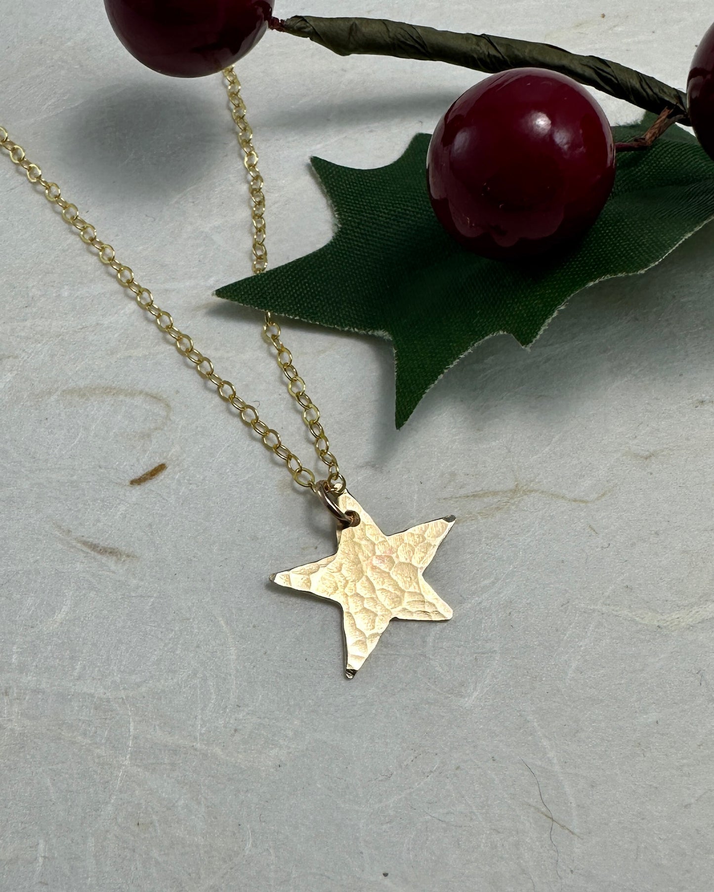 Wish Gold Star Necklace
