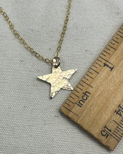 Wish Gold Star Necklace