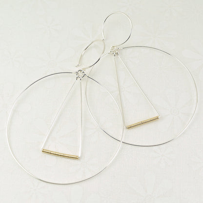 Elemental Silver Earrings - Cloverleaf Jewelry
