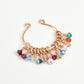 Swarovski Crystal Birthstone Charm, Rose Gold - Cloverleaf Jewelry