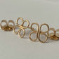 Clovers Gold Post Earrings