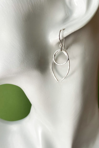 Noble Silver Earrings - Cloverleaf Jewelry