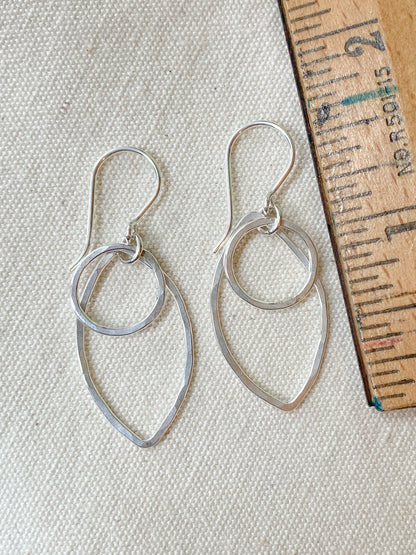 Noble Silver Earrings - Cloverleaf Jewelry