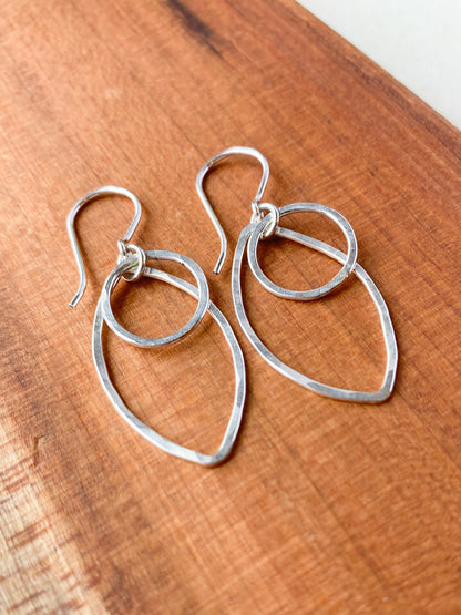 Noble Silver Earrings - Cloverleaf Jewelry