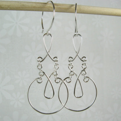 Allure Silver Earrings - Cloverleaf Jewelry