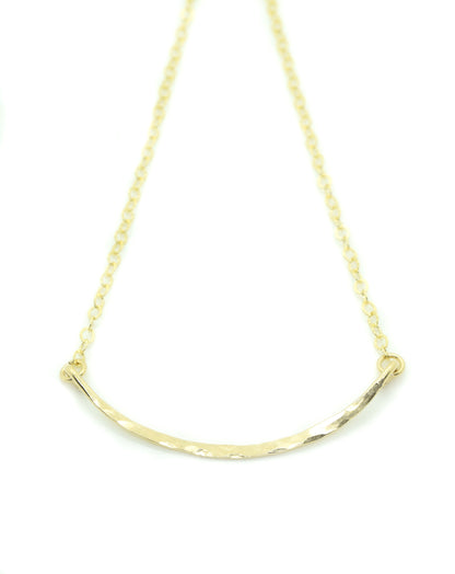 Arc Gold Necklace - Cloverleaf Jewelry
