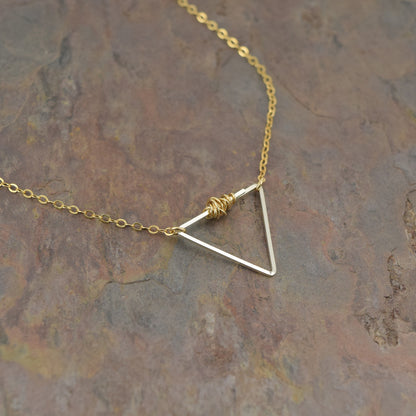 Balance Gold and Silver Necklace - Cloverleaf Jewelry