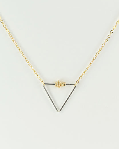 Balance Gold and Silver Necklace - Cloverleaf Jewelry