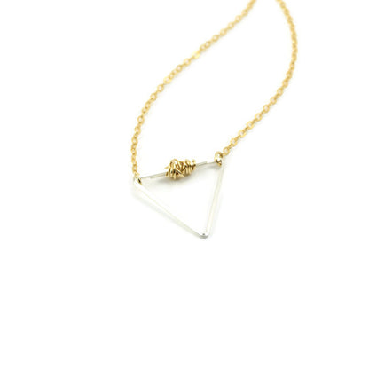 Balance Gold and Silver Necklace - Cloverleaf Jewelry