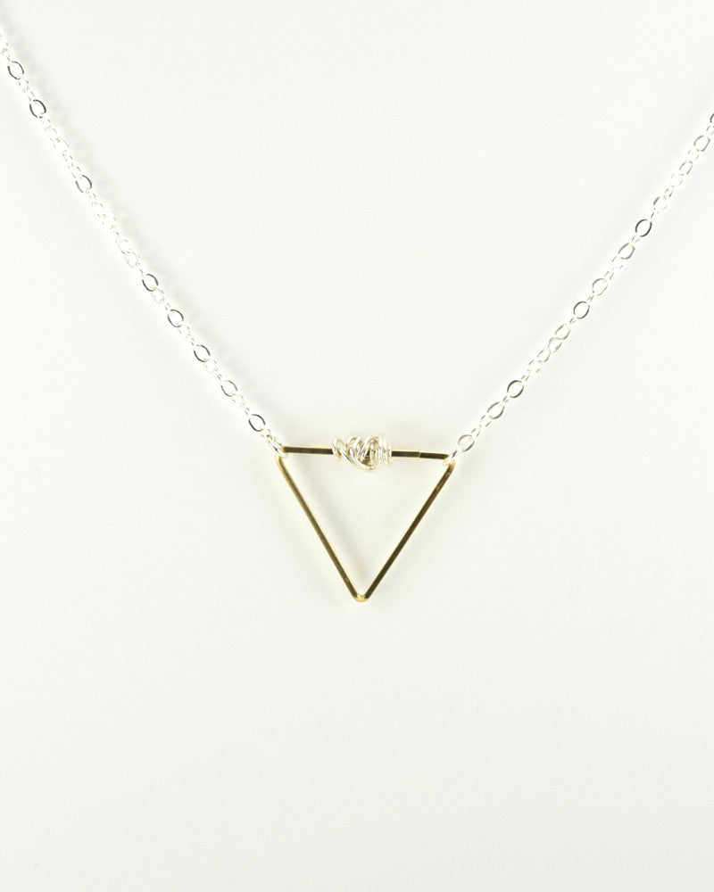 Balance Silver and Gold Necklace
