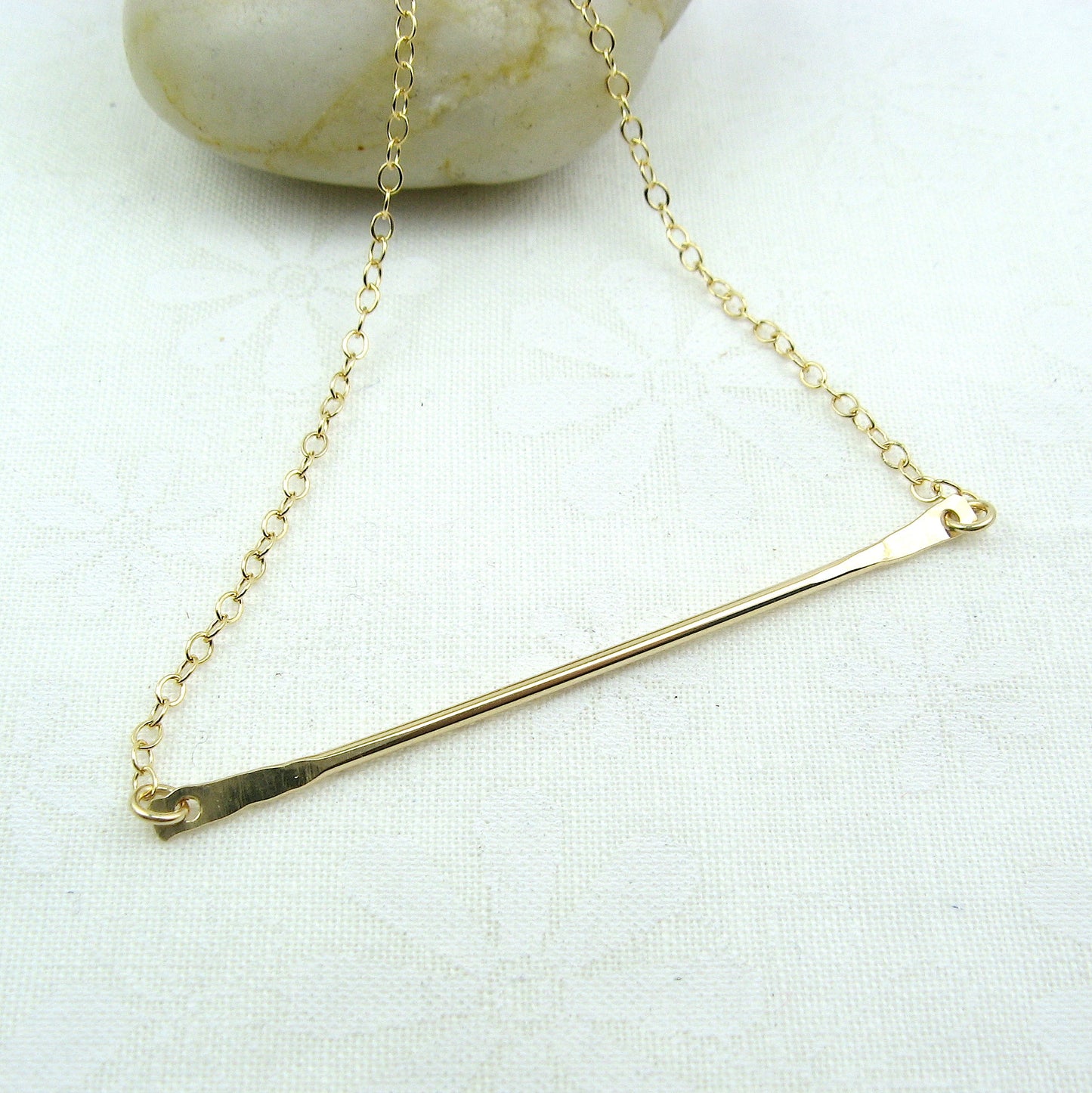 Horizon Gold Bar Necklace