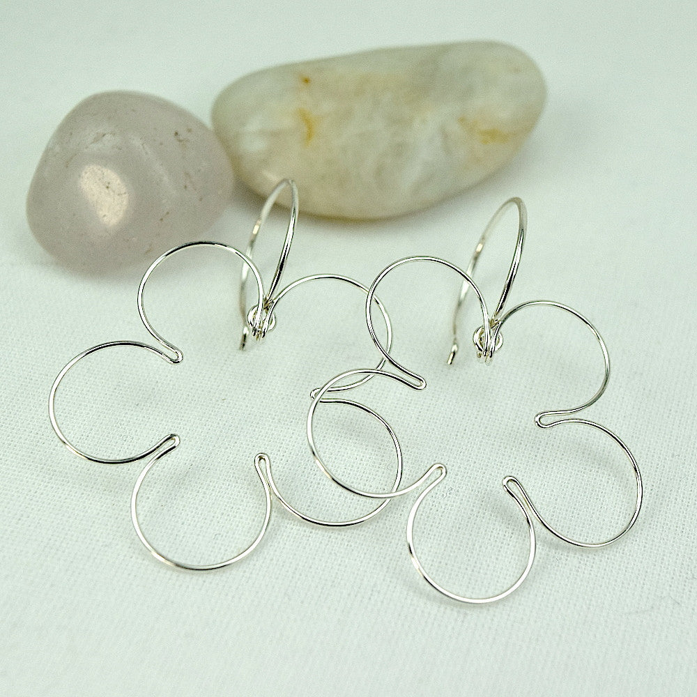 Blossom Silver Earrings, Small