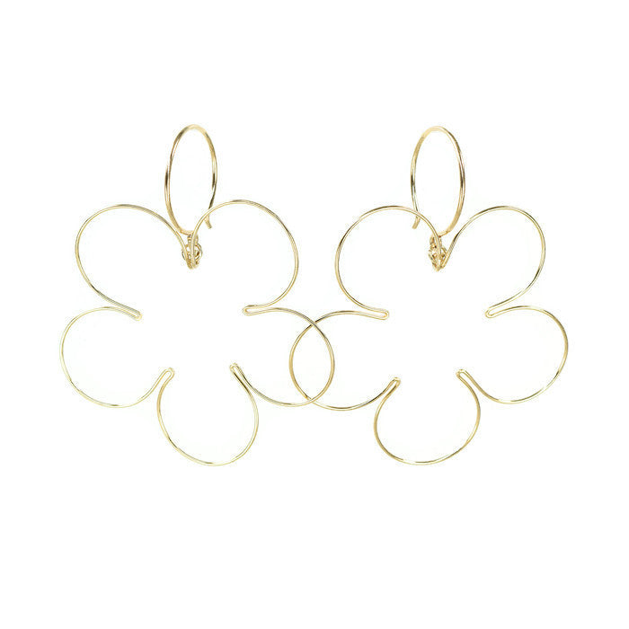 Blossom Gold Earrings, Large