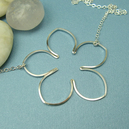Blossom Silver Necklace - Cloverleaf Jewelry