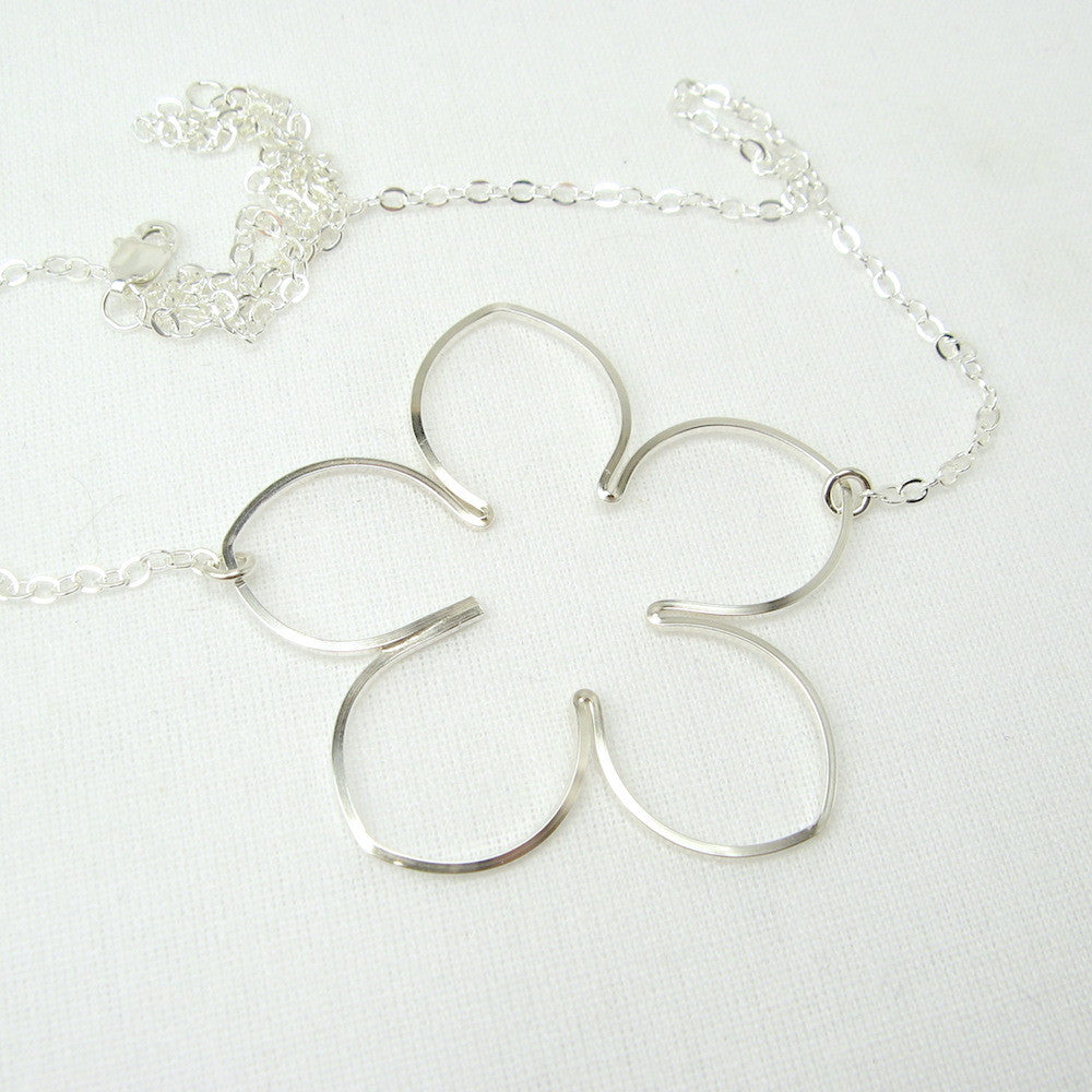 Blossom Silver Necklace