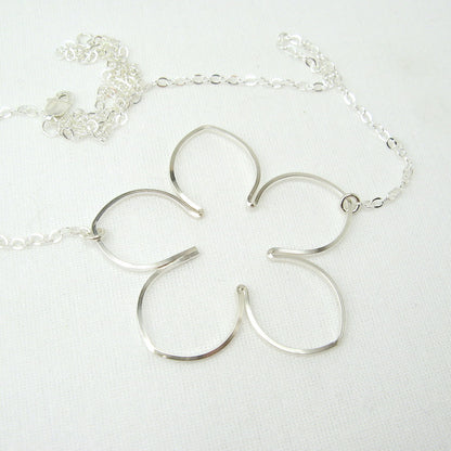 Blossom Silver Necklace - Cloverleaf Jewelry