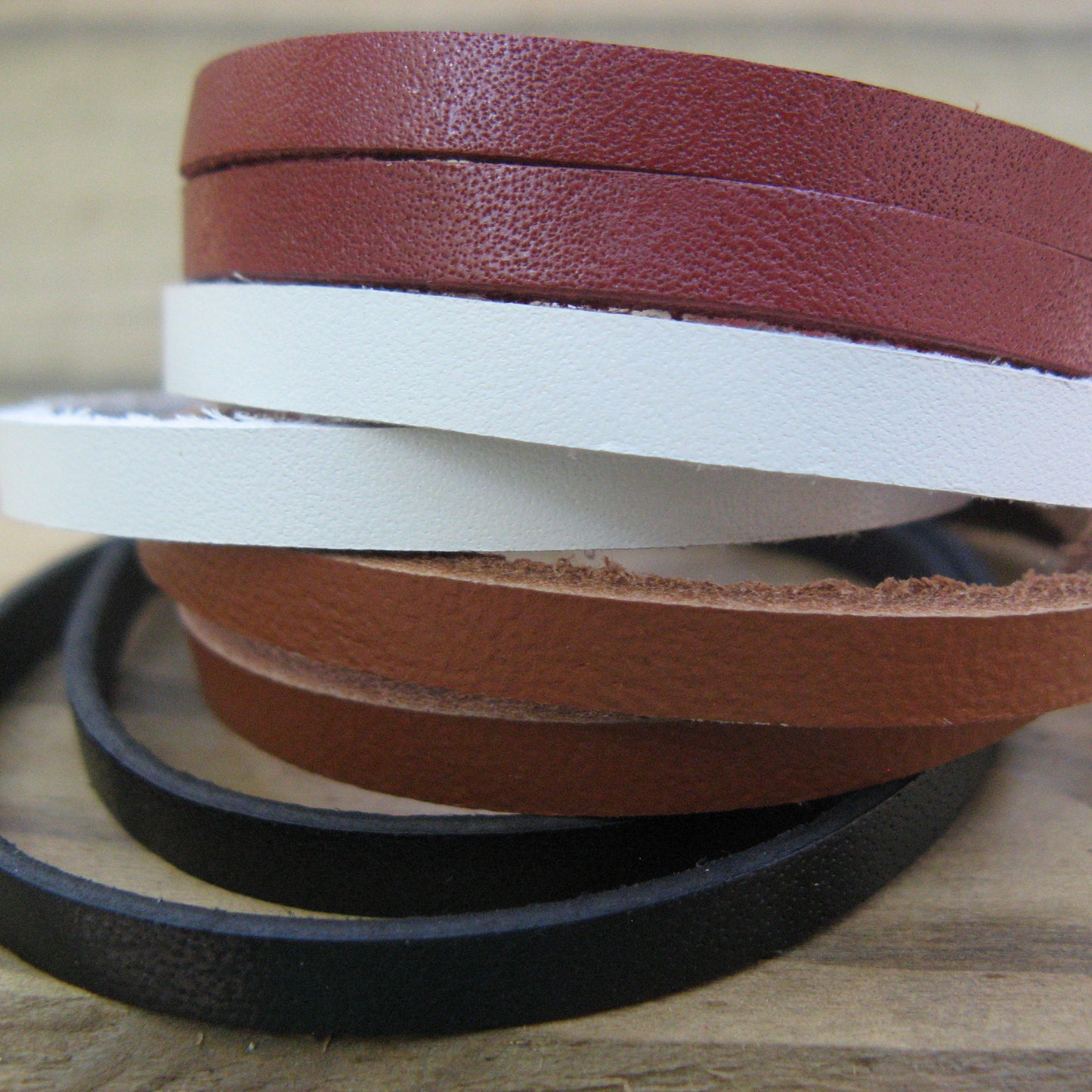 Hole Hearted Leather Wrap Bracelet
