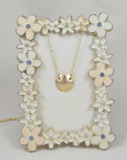 Cadence Gold Circle Necklace - Cloverleaf Jewelry
