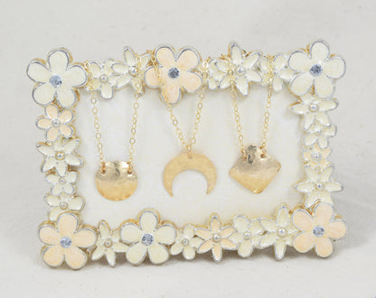 Cadence Gold Circle Necklace - Cloverleaf Jewelry