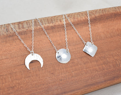Cadence Silver Diamond Necklace - Cloverleaf Jewelry